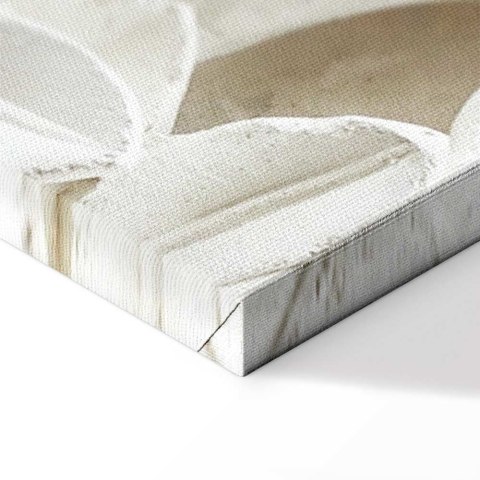Obraz - Ceramiczne liście (1-częściowy) szeroki 60x40 Na płótnie włoskim