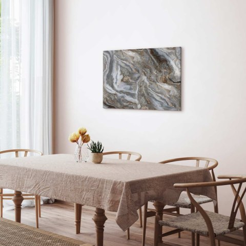Obraz - Kamienne abstrakcje - marmurowe struktury w neautralnych odcieniach 30x20 Premium Print
