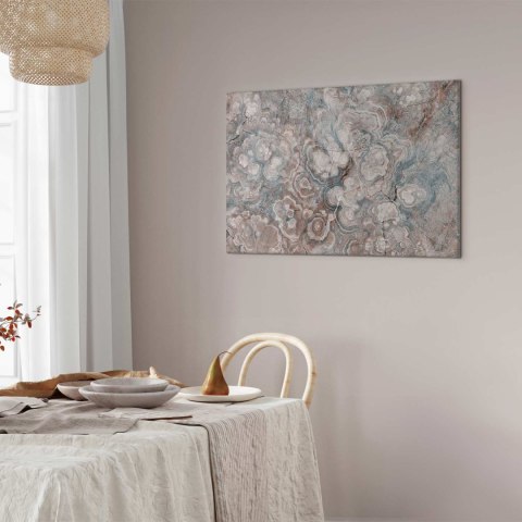 Obraz - Marmurowe kwiaty - naturalna struktura kamienia w pastelowych barwach 30x20 Premium Print