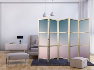 Parawan japoński - Nostalgiczny gradient - kompozycja gradientowa w stonowanych kolorach 225x172