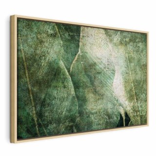 Obraz - Zielona rewolucja (1-częściowy) szeroki 120x80 W ramie drewnianej naturalnej