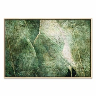 Obraz - Zielona rewolucja (1-częściowy) szeroki 120x80 W ramie drewnianej naturalnej