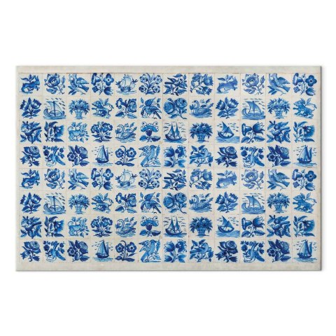 Obraz - Płytki azulejos - tradycyjne ceramiczne portugalskie kafle 30x20 Premium Print
