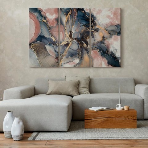 Obraz - Sentymentalna podróż (3-częściowy) 90x60 Standard