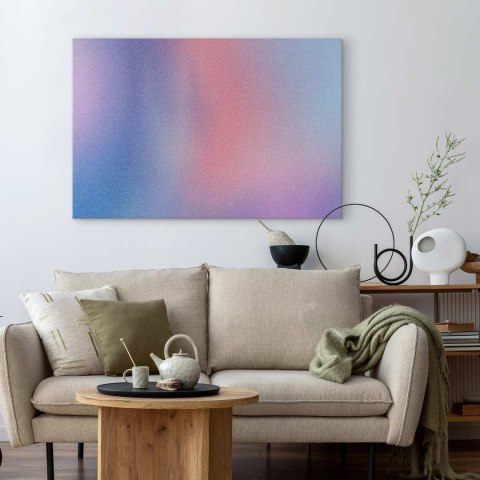 Obraz - Tęczowy gradient - delikatny wielokolorowy gradient przypominający mgłę 60x40 Standard
