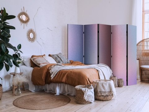 Parawan - Tęczowy gradient - delikatny wielokolorowy gradient przypominający mgłę 225x172 Jednostronny