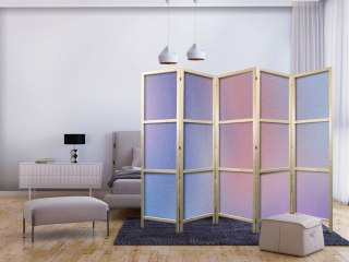 Parawan japoński - Tęczowy gradient - delikatny wielokolorowy gradient przypominający mgłę 225x172