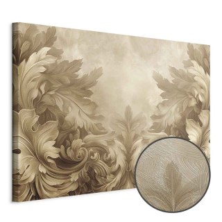 Obraz - Rzeźbione ornamenty barokowe bogata kompozycja w kolorach sepii 30x20 Premium Print