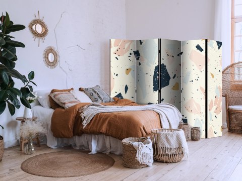 Parawan - Lastriko z dużymi - przeskalowanymi kamieniami w stonowanych kolorach 225x172 Dwustronny