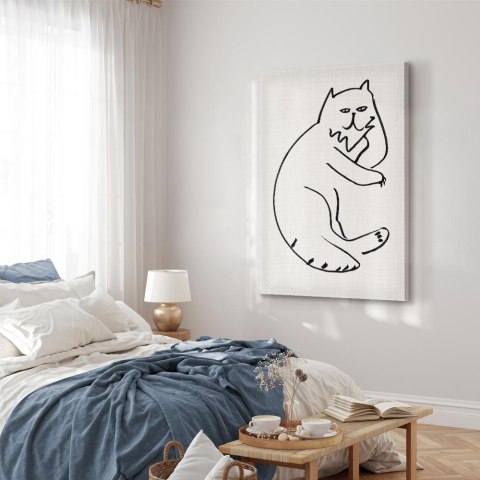 Obraz - Koci relaks (1-częściowy) pionowy 20x30 Standard
