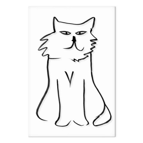 Obraz - Patrzę na Ciebie! (1-częściowy) pionowy 40x60 Standard