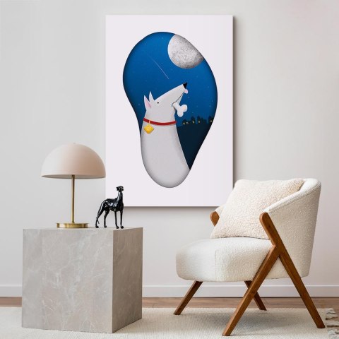 Obraz - Psie marzenia (1-częściowy) pionowy 20x30 Akustyczny