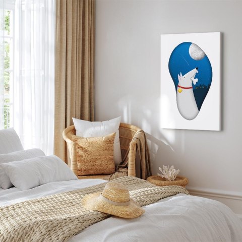 Obraz - Psie marzenia (1-częściowy) pionowy 40x60 Standard