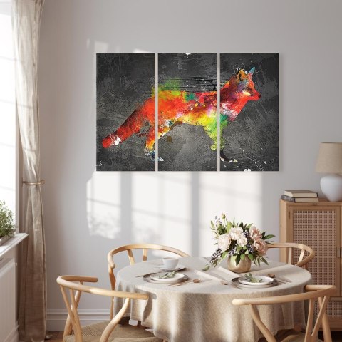 Obraz - Leśny łowca (3-częściowy) 60x40 Standard