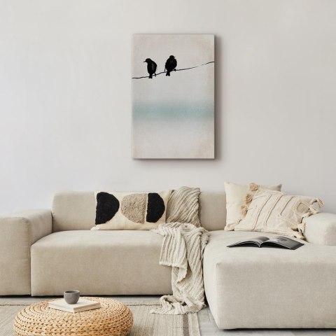 Obraz - Zmarznięte wróble (1-częściowy) pionowy 20x30 Akustyczny