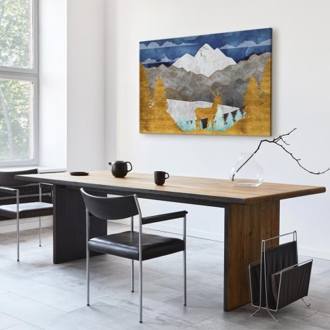 Obraz - Złocista kraina (1-częściowy) szeroki 30x20 Standard