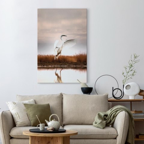 Obraz - Jesień nad jeziorem (1-częściowy) pionowy 20x30 Standard