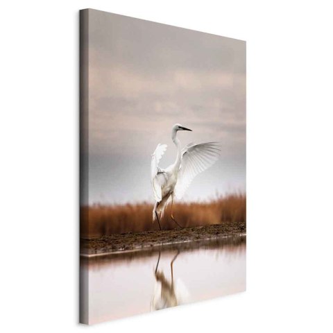 Obraz - Jesień nad jeziorem (1-częściowy) pionowy 60x90 Standard