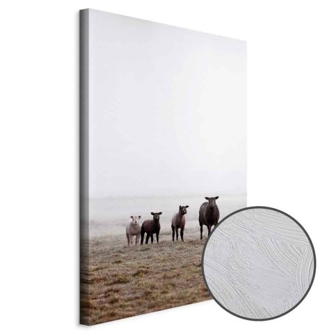 Obraz - Przyjaciele o poranku (1-częściowy) pionowy 20x30 Premium Print