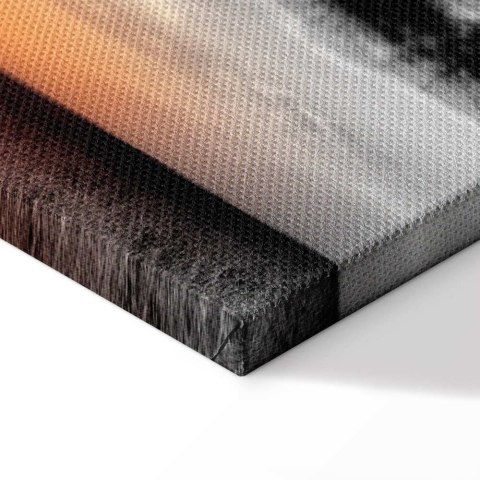 Obraz - Słoń na zachodzie słońca 100x50 Standard