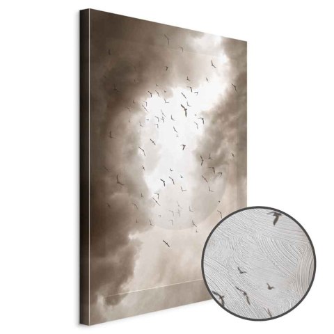 Obraz - Ptaki w chmurach (1-częściowy) pionowy 20x30 Premium Print