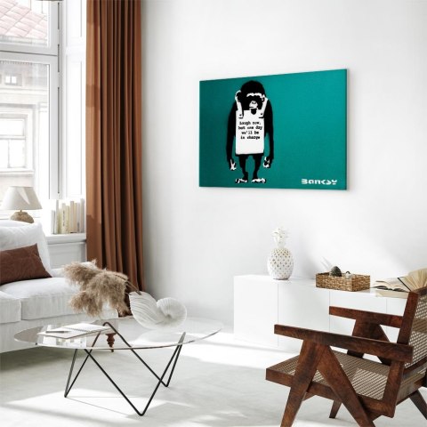 Obraz - Zła małpa (1-częściowy) pionowy 60x40 Premium Print