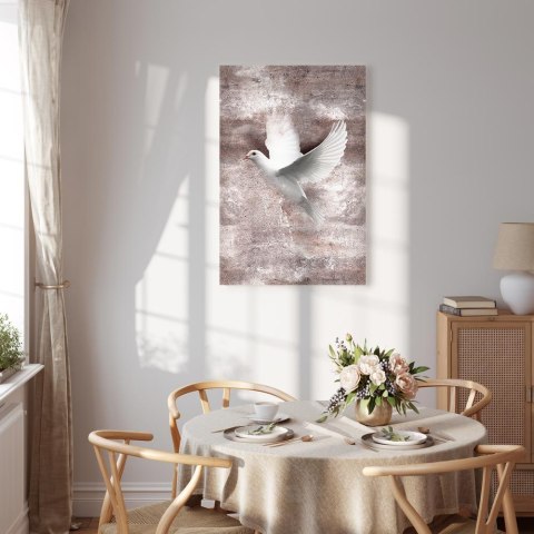 Obraz - Miłość w locie (1-częściowy) pionowy 40x60 Na płótnie włoskim