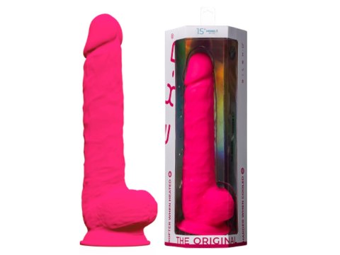 realistyczne dildo mocna przyssawka długość użytkowa 29 cm róż silikon