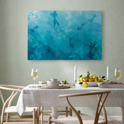 Obraz - Japoński staw 60x40 Na płótnie włoskim