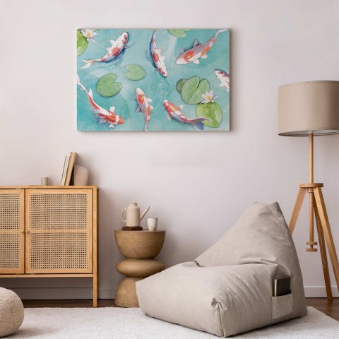 Obraz - Staw w Japonii 90x60 Standard