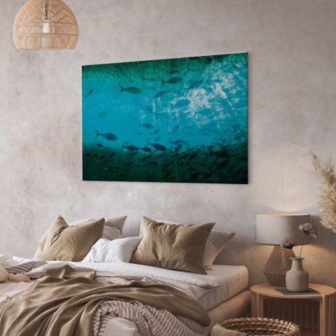 Obraz - Gromada ciemnych ryb 30x20 Akustyczny