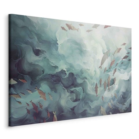 Obraz - Ryby w oceanie 90x60 Standard