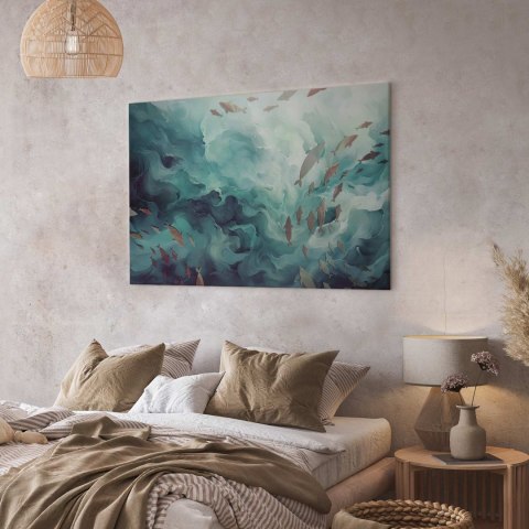 Obraz - Ryby w oceanie 90x60 Standard