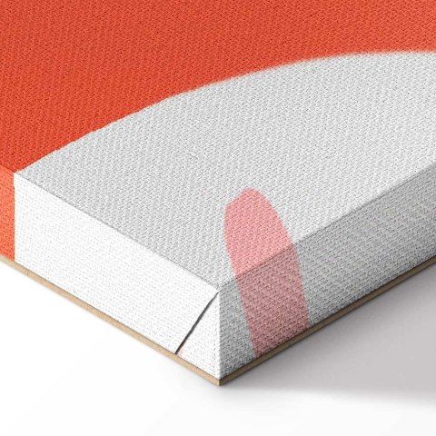 Obraz - Egzotyczne skrzydła - Papuga wśród abstrakcyjnych wzorów liści 20x30 Akustyczny