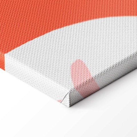 Obraz - Egzotyczne skrzydła - Papuga wśród abstrakcyjnych wzorów liści 40x60 Standard