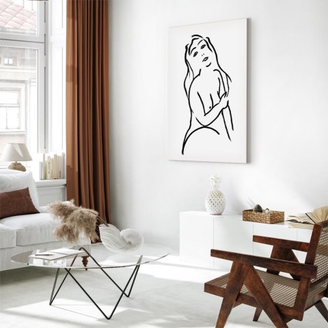 Obraz - Namiętny dotyk (1-częściowy) pionowy 20x30 Na płótnie włoskim