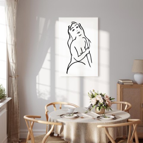 Obraz - Namiętny dotyk (1-częściowy) pionowy 20x30 Na płótnie włoskim