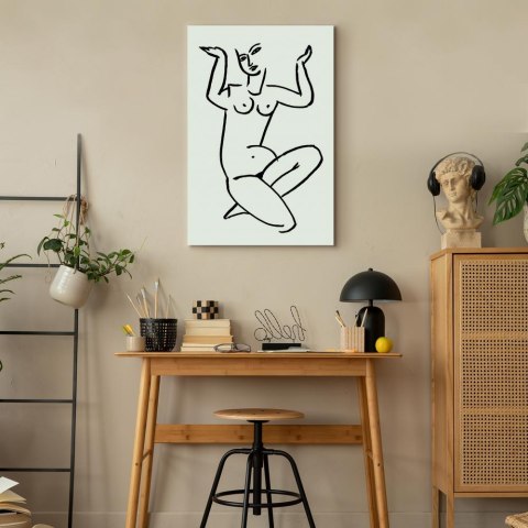 Obraz - Niepewna zachęta (1-częściowy) pionowy 20x30 Na płótnie włoskim