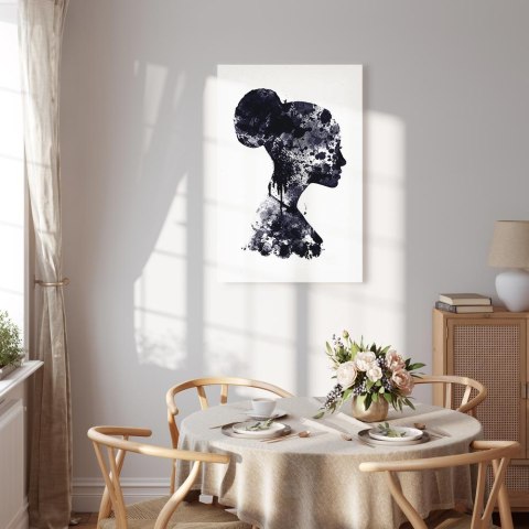 Obraz - Abstrakcyjny profil (1-częściowy) pionowy 40x60 Akustyczny