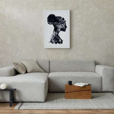 Obraz - Abstrakcyjny profil (1-częściowy) pionowy 80x120 Premium Print
