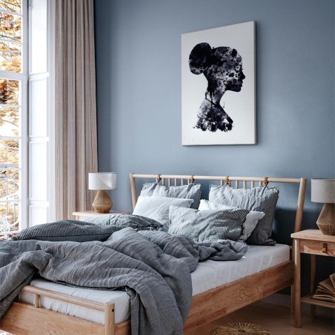 Obraz - Abstrakcyjny profil (1-częściowy) pionowy 80x120 Premium Print