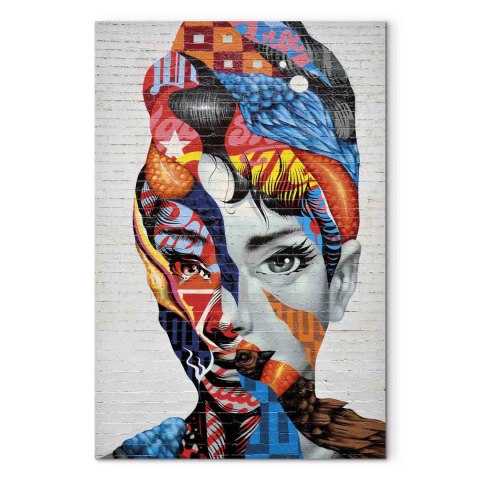Obraz - Kobieta wyzwolona 20x30 Na płótnie włoskim