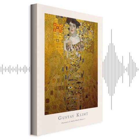 Obraz - Gustav Klimt - Portrait of Adele Bloch (1-częściowy) pionowy 20x30 Akustyczny