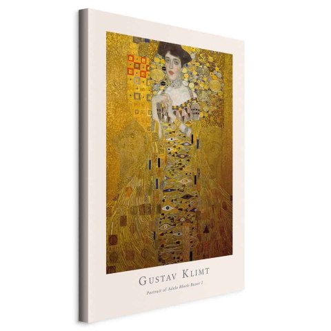 Obraz - Gustav Klimt - Portrait of Adele Bloch (1-częściowy) pionowy 20x30 Na płótnie włoskim
