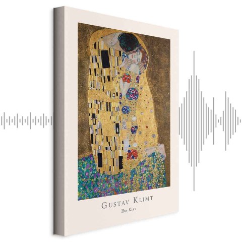 Obraz - Gustav Klimt - The Kiss (1-częściowy) pionowy 20x30 Akustyczny