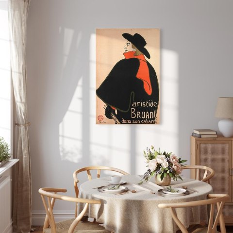 Obraz - Aristide Bruant: Dans son cabaret (1-częściowy) pionowy 20x30 Premium Print