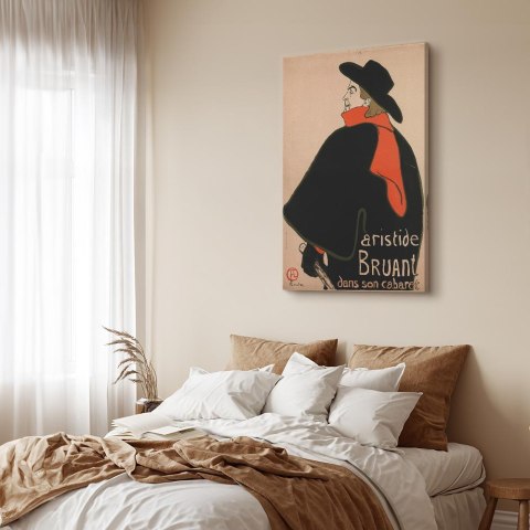 Obraz - Aristide Bruant: Dans son cabaret (1-częściowy) pionowy 40x60 Standard