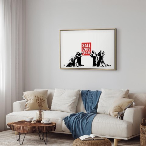 Obraz - Wyprzedaż (1-częściowy) pionowy 60x40 W ramie drewnianej naturalnej