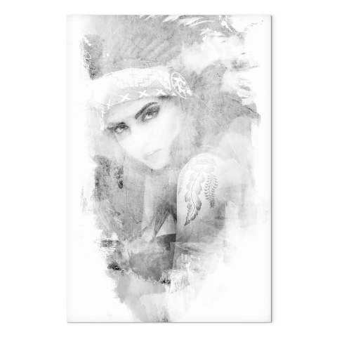 Obraz - Etniczne spojrzenie (1-częściowy) pionowy 20x30 Akustyczny