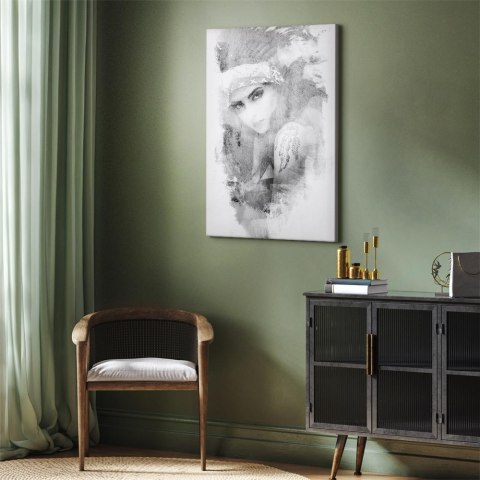 Obraz - Etniczne spojrzenie (1-częściowy) pionowy 60x90 Standard